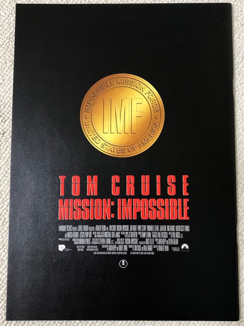 ミッションインポッシブル　全7作品パンフレットセット