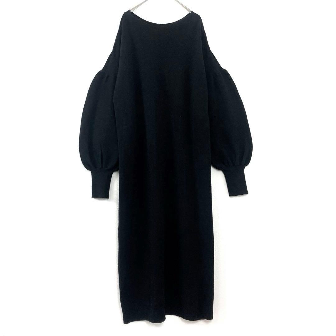 PLUS OTO.HA 2WAY バックライン ニットワンピ FREE