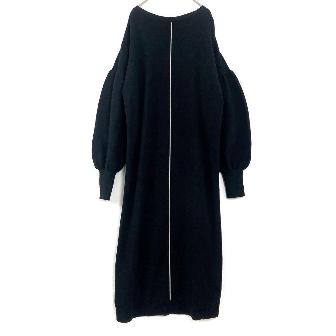 PLUS OTO.HA 2WAY バックライン ニットワンピ FREE