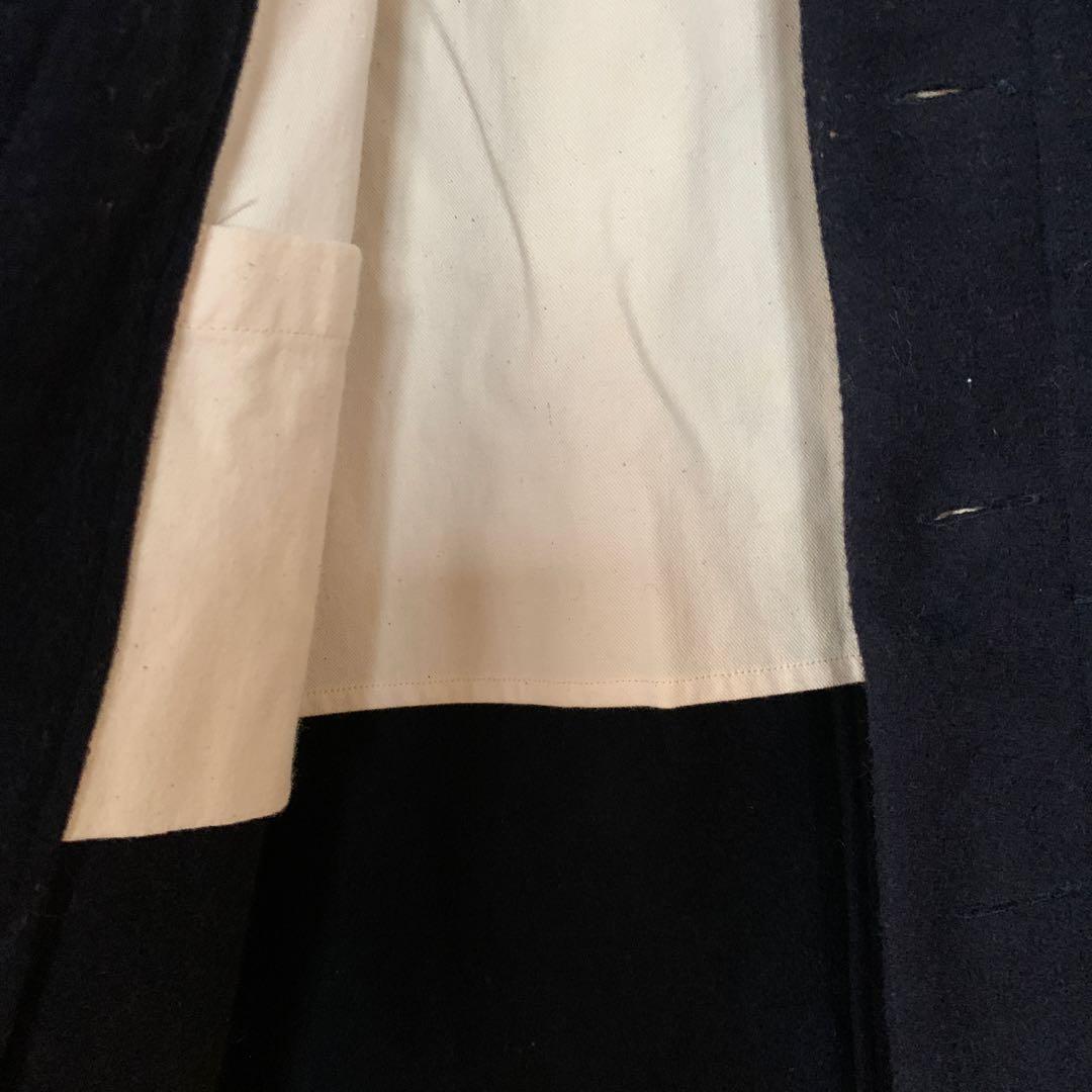 ジャケット・アウター YAECA melton wool coverall jacket