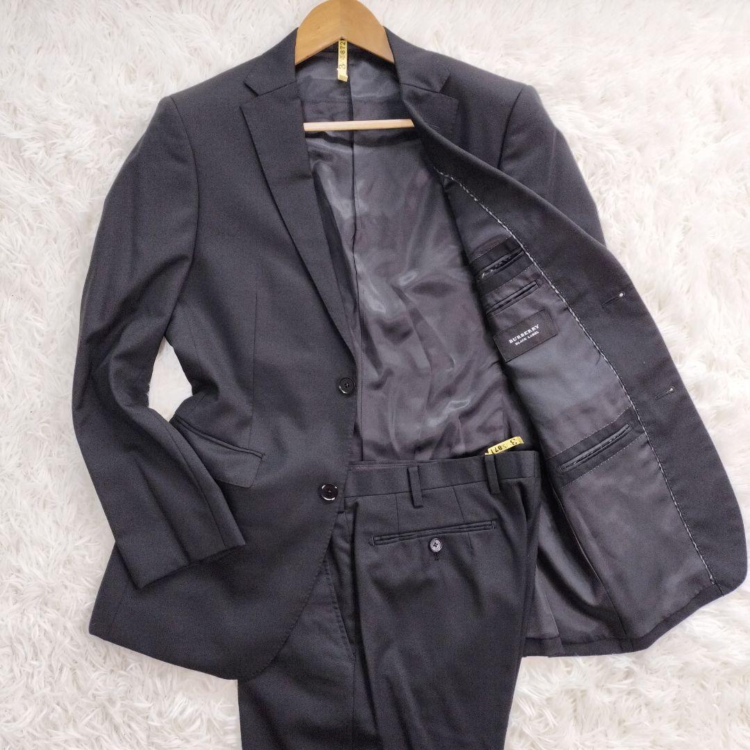 【極美品】バーバリーブラックレーベル スーツ セットアップ ブラック M