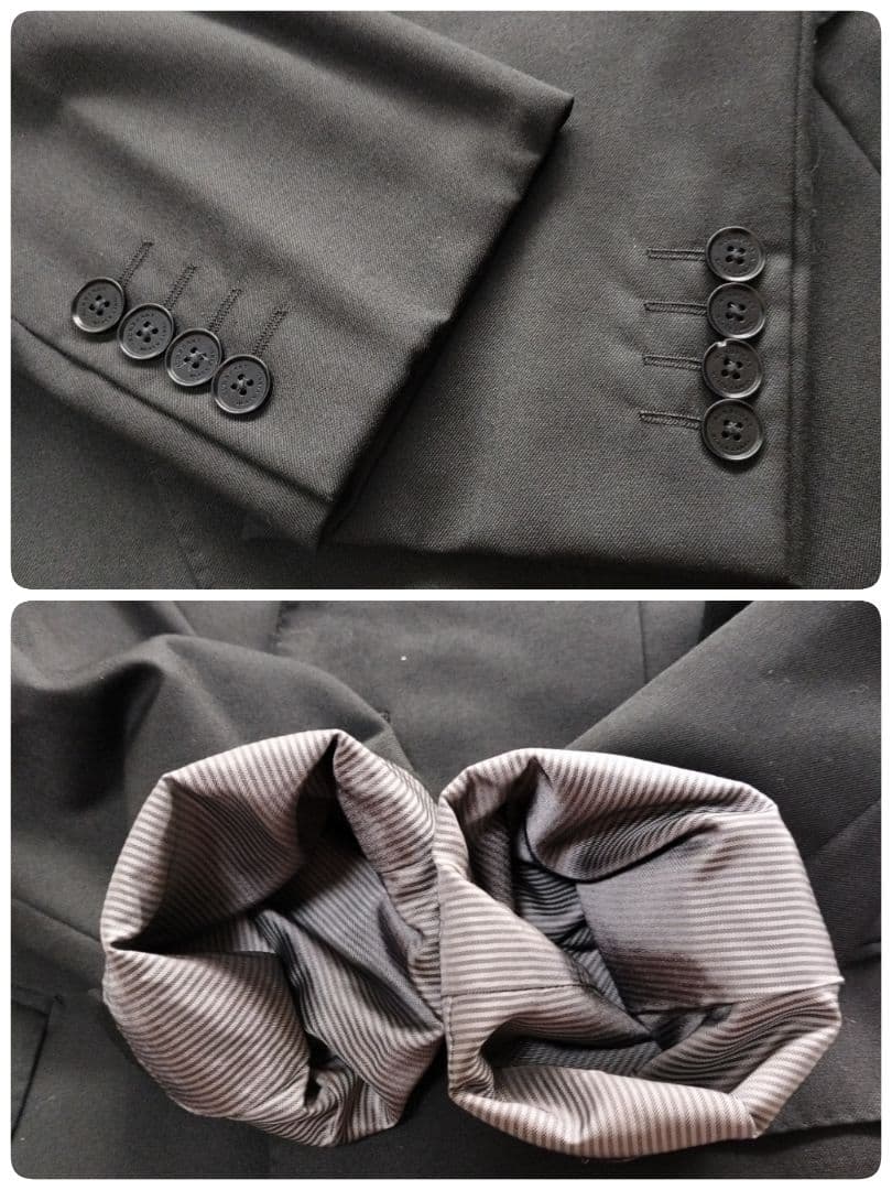 【極美品】バーバリーブラックレーベル スーツ セットアップ ブラック M