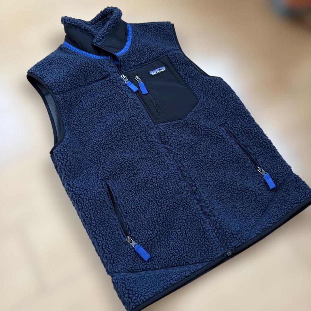 【美品】patagonia レトロx ベスト ネイビー