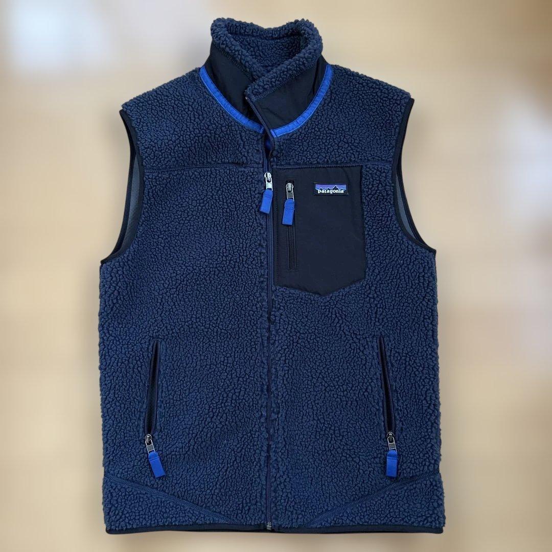 【美品】patagonia レトロx ベスト ネイビー