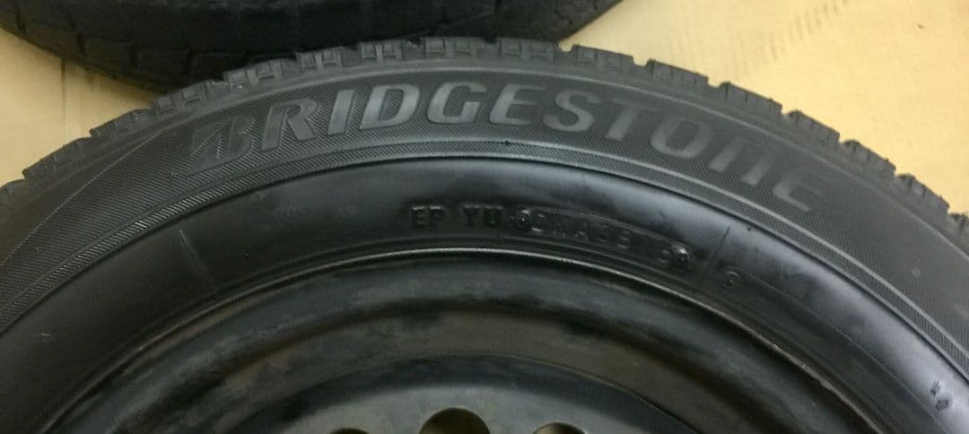 インサイト 純正15インチ スチールホイール 4本 スタッドレス ブリザック