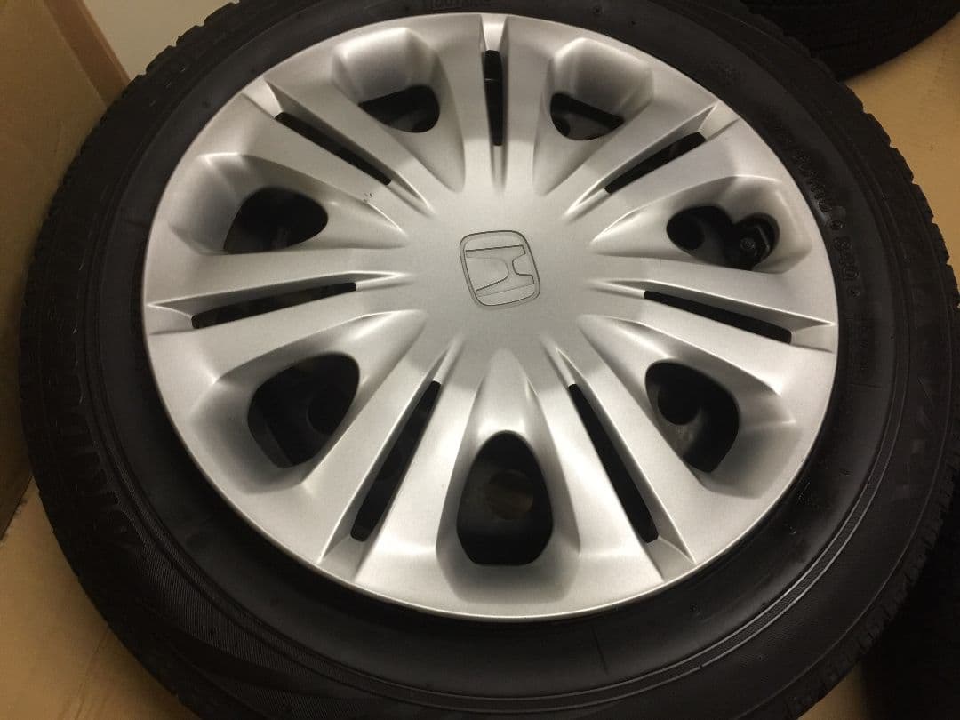 インサイト 純正15インチ スチールホイール 4本 スタッドレス ブリザック