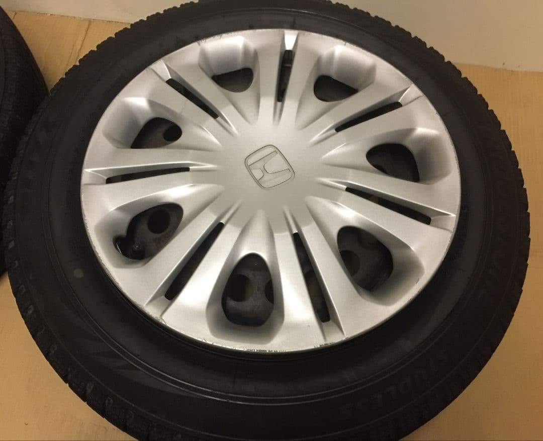 インサイト 純正15インチ スチールホイール 4本 スタッドレス ブリザック