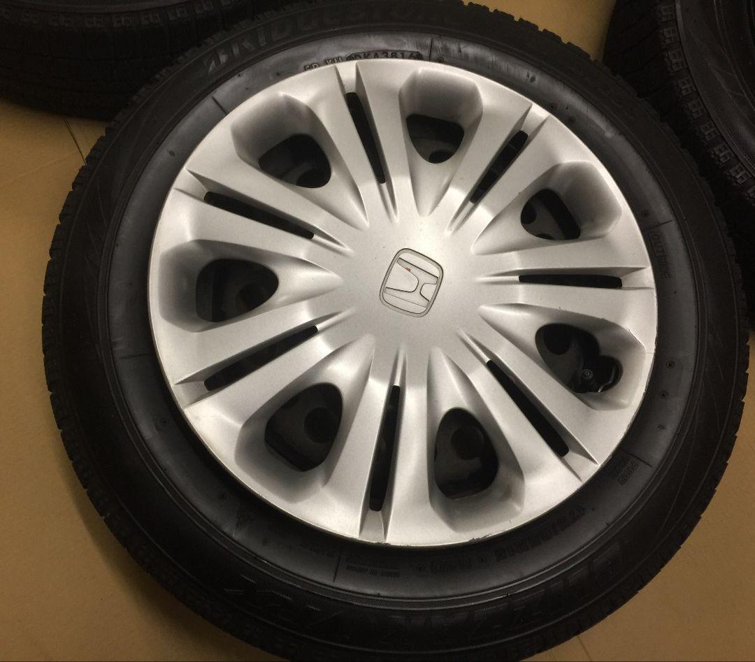 インサイト 純正15インチ スチールホイール 4本 スタッドレス ブリザック