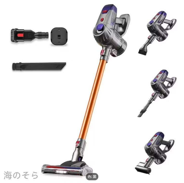 小型充電式吸引機 11000Pa 180° 角度調整 超長航続 マルチ用途