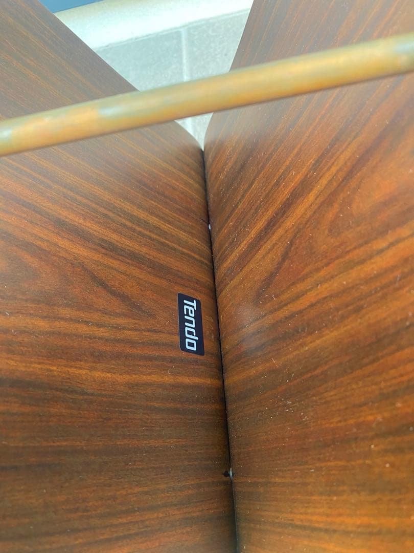 【vintage】 天童木工 バタフライスツール tendo 旧タグ　柳宗理