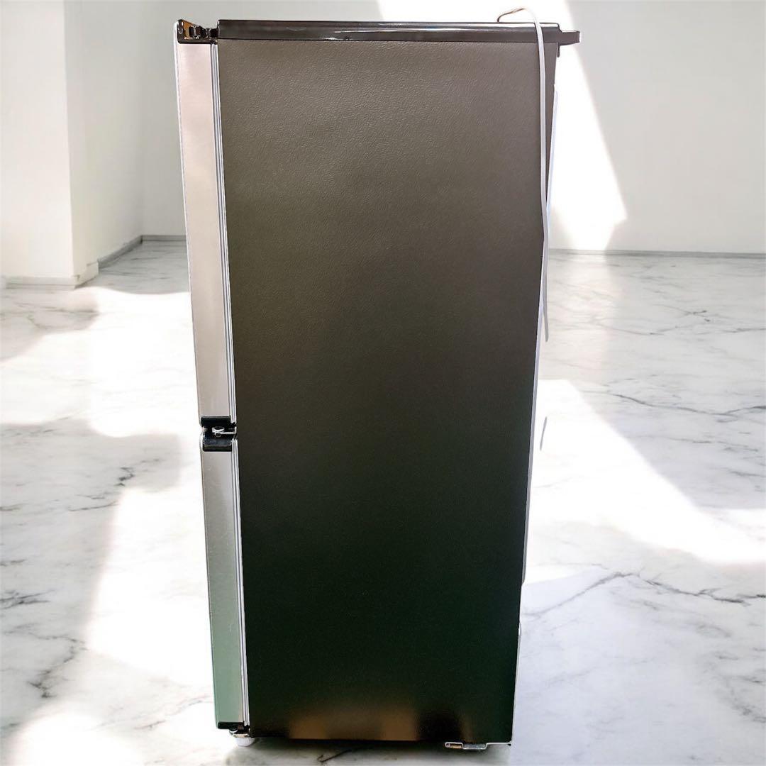 ★送料設置費込み★2024年製ハイアール148L ２ドア冷蔵庫ステンレスブラック