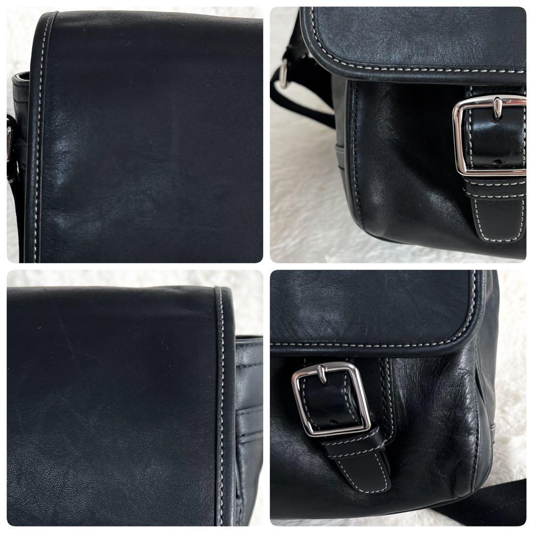 【TON】コーチ✨️美品　フラップ　メッセンジャーバッグ　Ａ４収納可　レザー