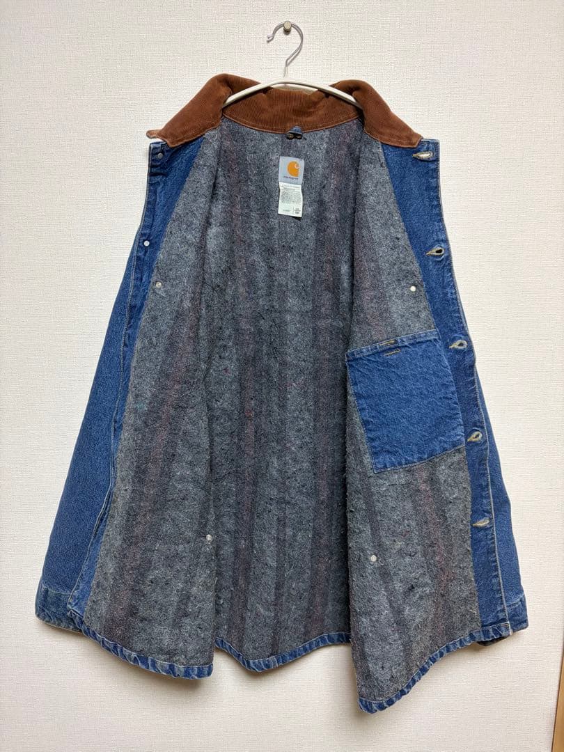 USA製 Carhartt カーハート デニム チョアコート ジャケット