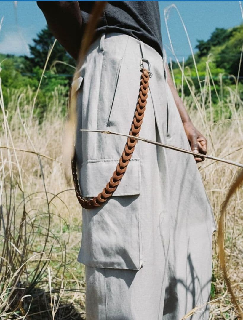 未使用 Llife LEATHER CHAIN WALLET CODE