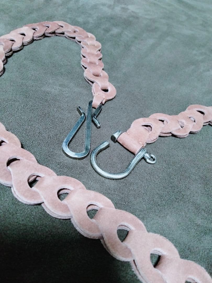 未使用 Llife LEATHER CHAIN WALLET CODE