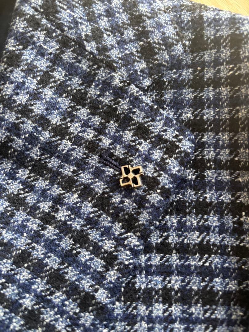 ※ゴルゴ 未使用　タリアトーレ カシミヤブレンド48 ブルーネイビー