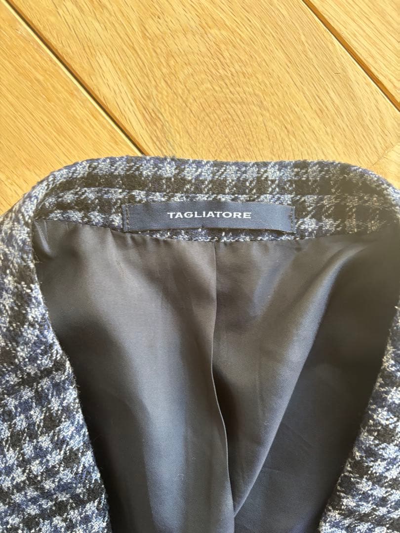 ※ゴルゴ 未使用　タリアトーレ カシミヤブレンド48 ブルーネイビー