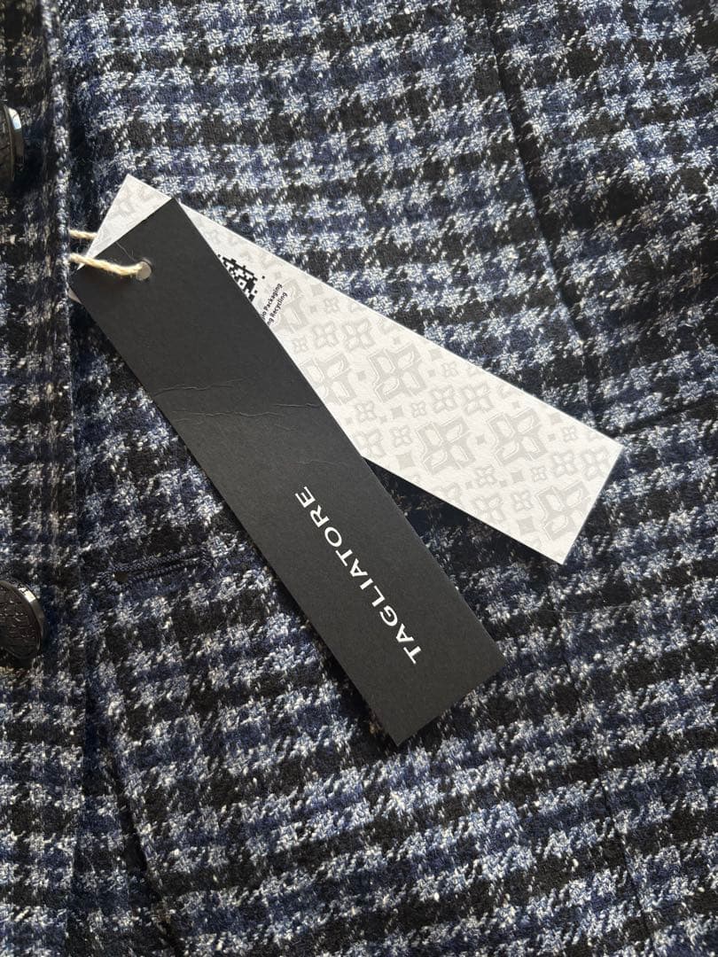 ※ゴルゴ 未使用　タリアトーレ カシミヤブレンド48 ブルーネイビー