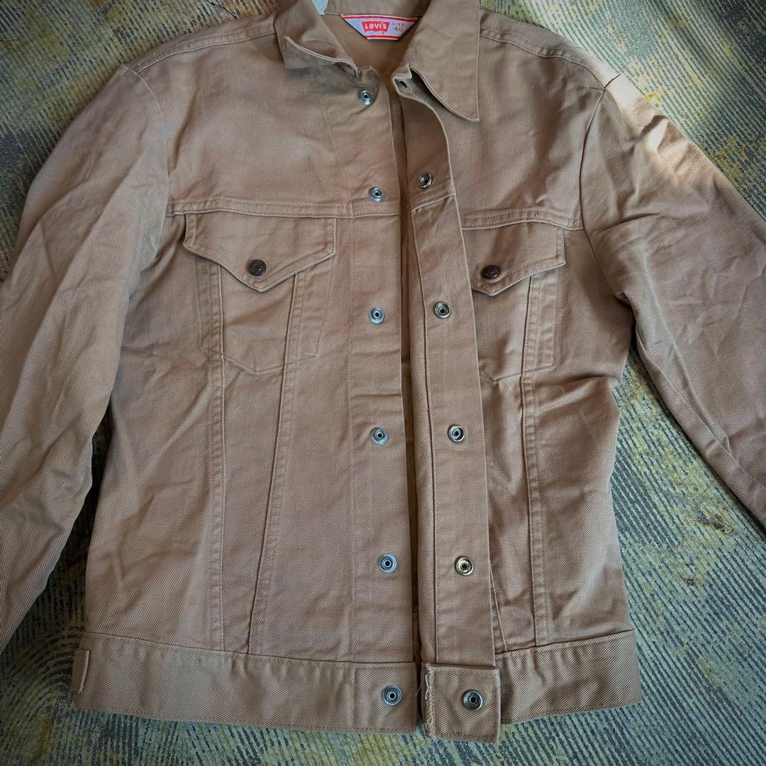 美品 Levi's 70s 【40】コットン ジャケット ベージュ USA