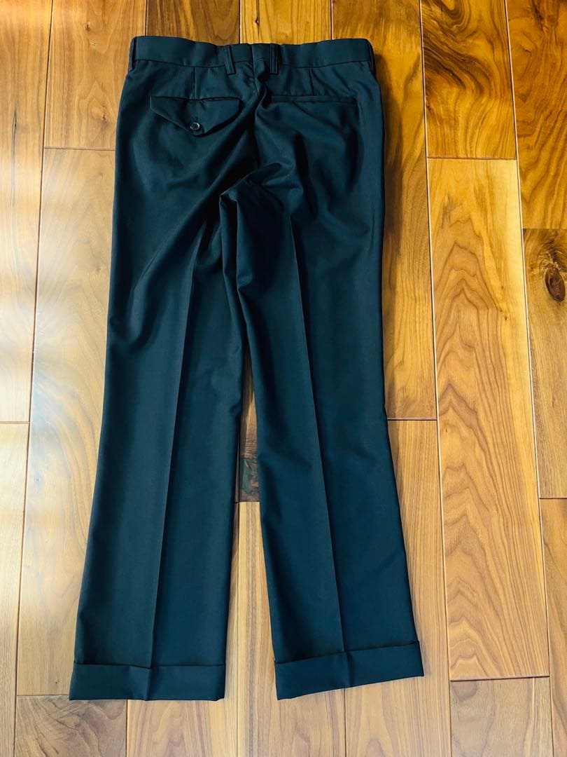 kolor 23ss ネイビースラックス　トロピカルウール　フレア