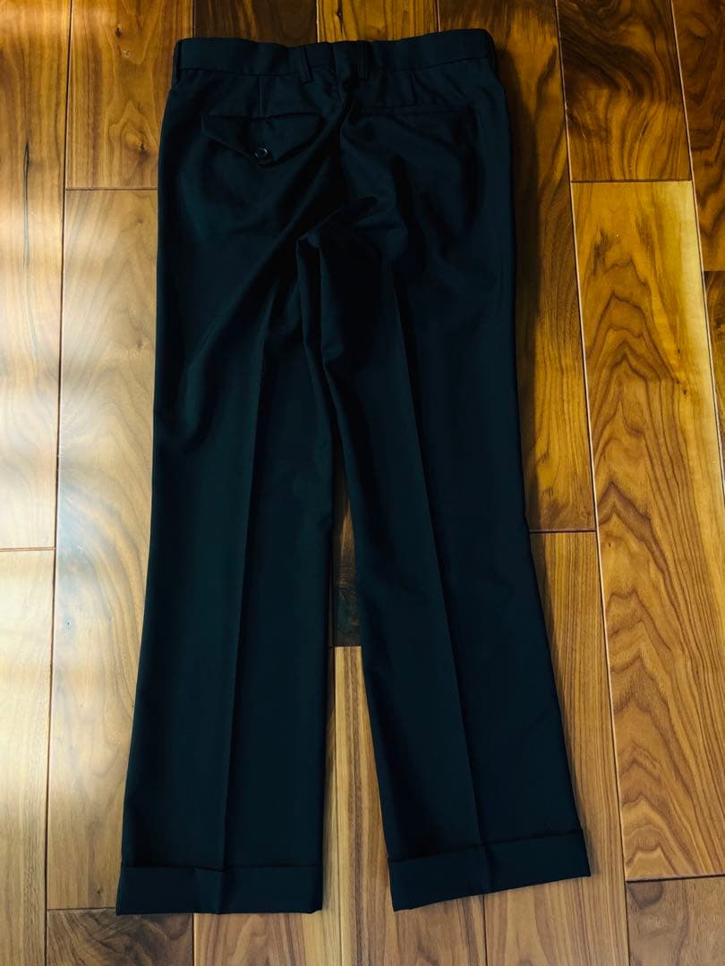 kolor 23ss ネイビースラックス　トロピカルウール　フレア