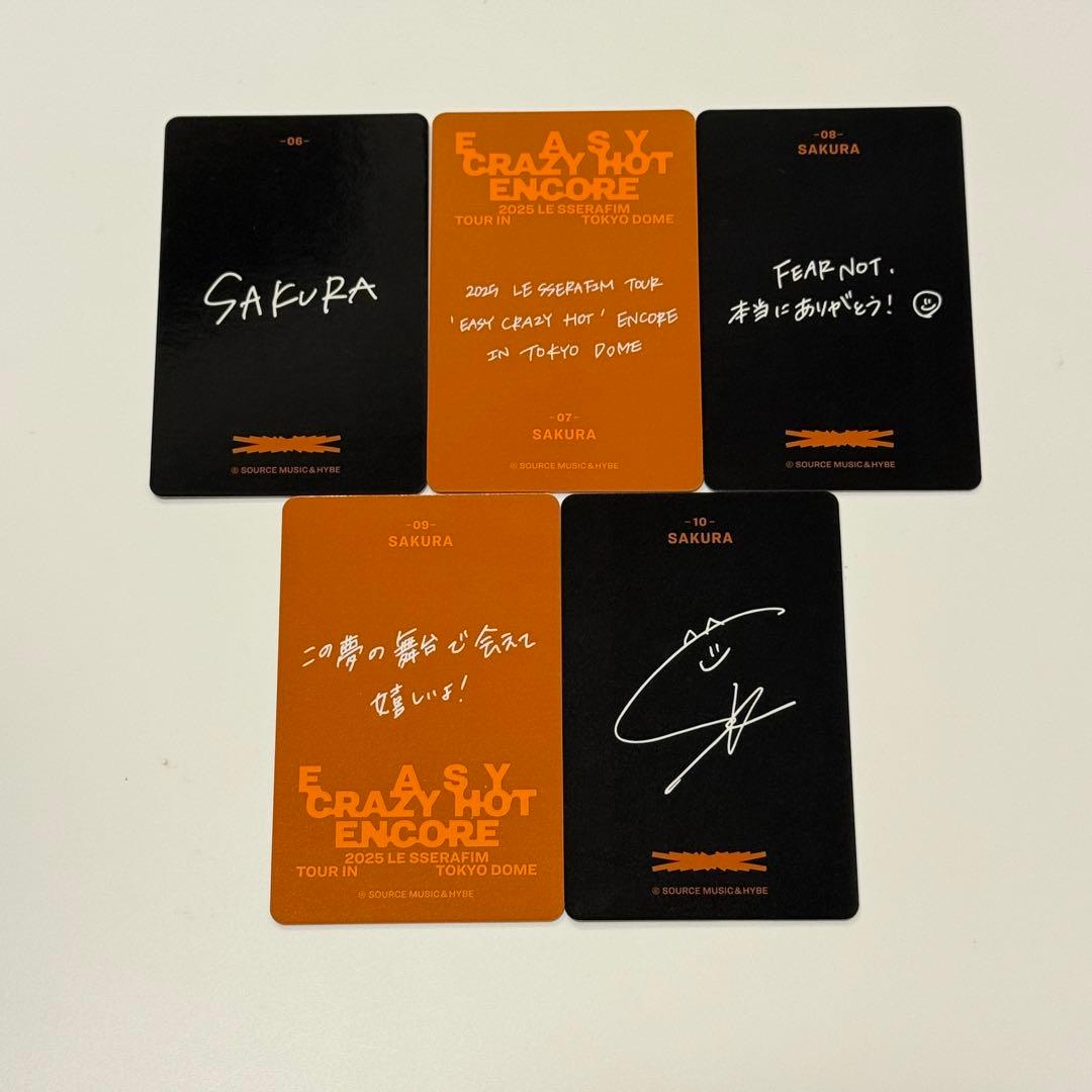 LE SSERAFIM 東京ドーム フォトカード 25種 フルコンプ