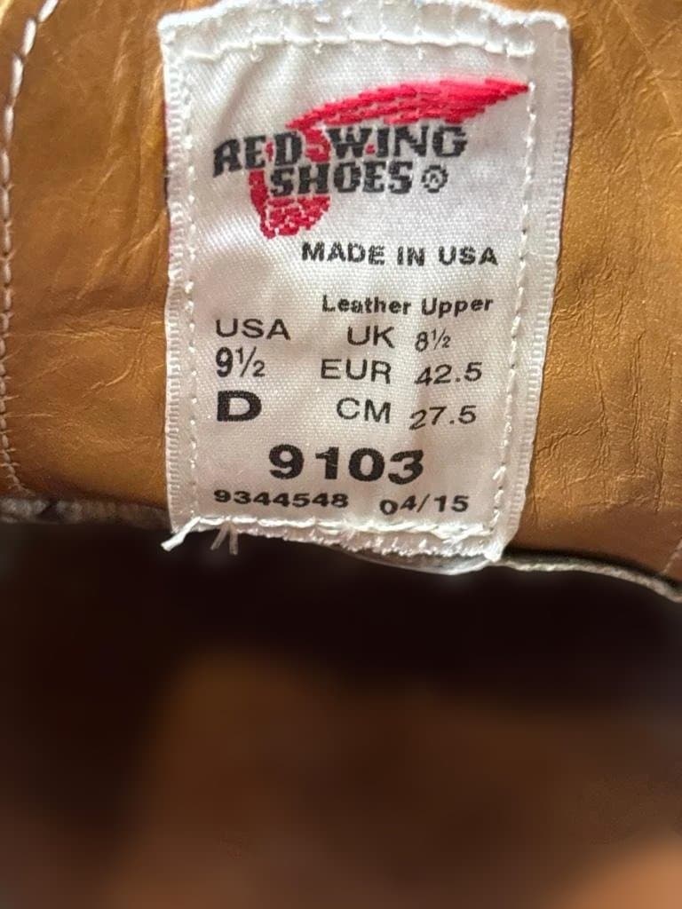 希少 REDWING レッドウィング 9103 スウェード ポストマン 9.5D