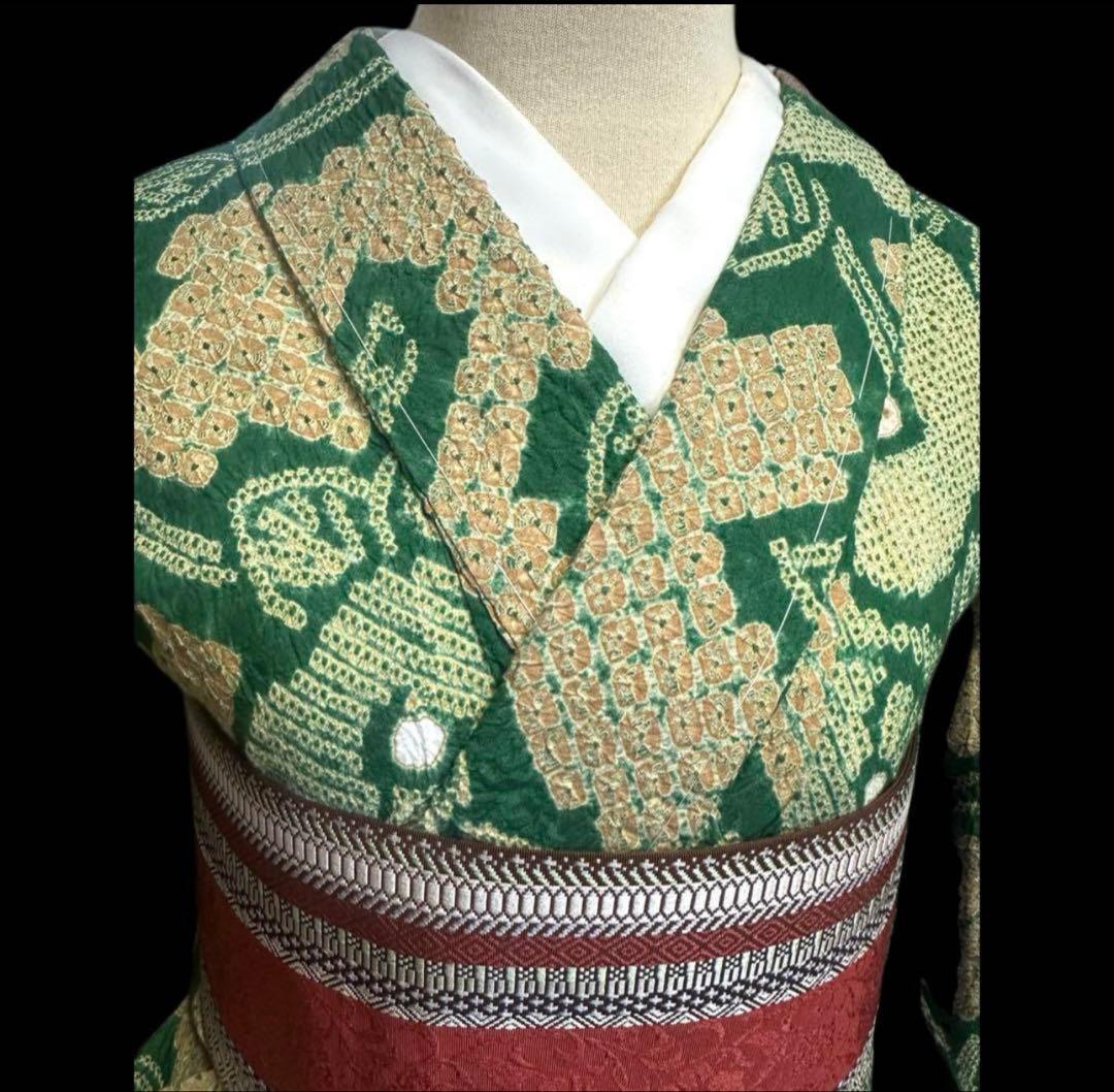 2点セット 新品✨美品✨有松鳴海絞り浴衣　椿の花