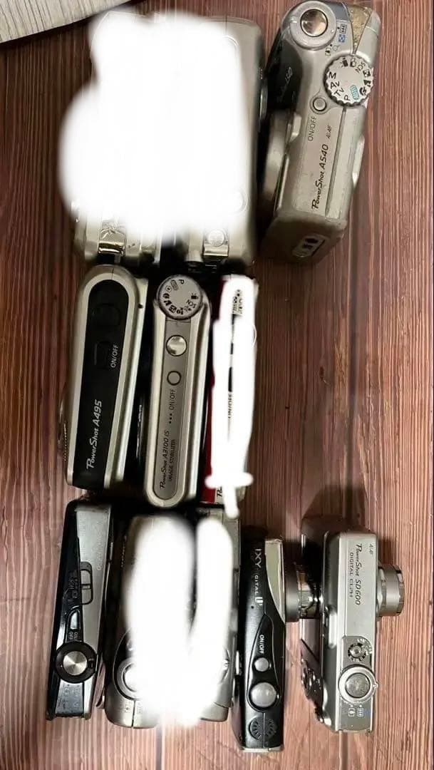 Canon キャノン　デジタルカメラ　6台　動作未確認　ジャンク　修理用②