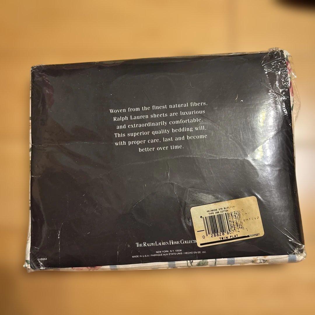 Ralph Lauren 花柄シングルフラットシーツ
