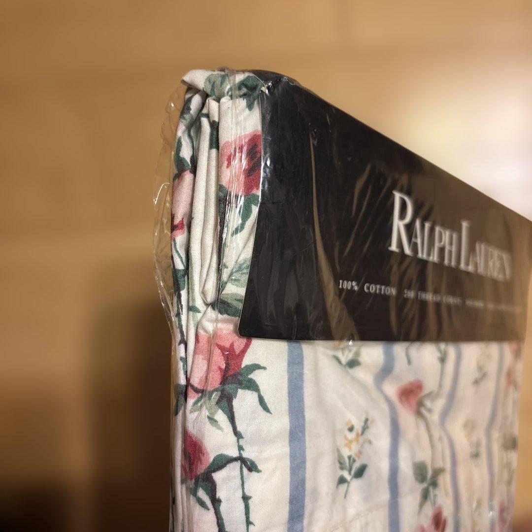 Ralph Lauren 花柄シングルフラットシーツ