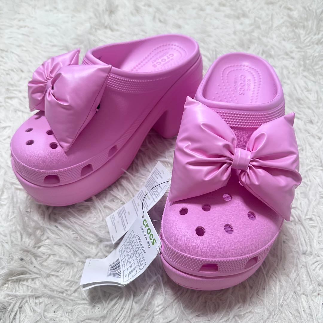 希少レア新品未使用タグ付きクロックス サイレンボウクロッグ W9 25cm