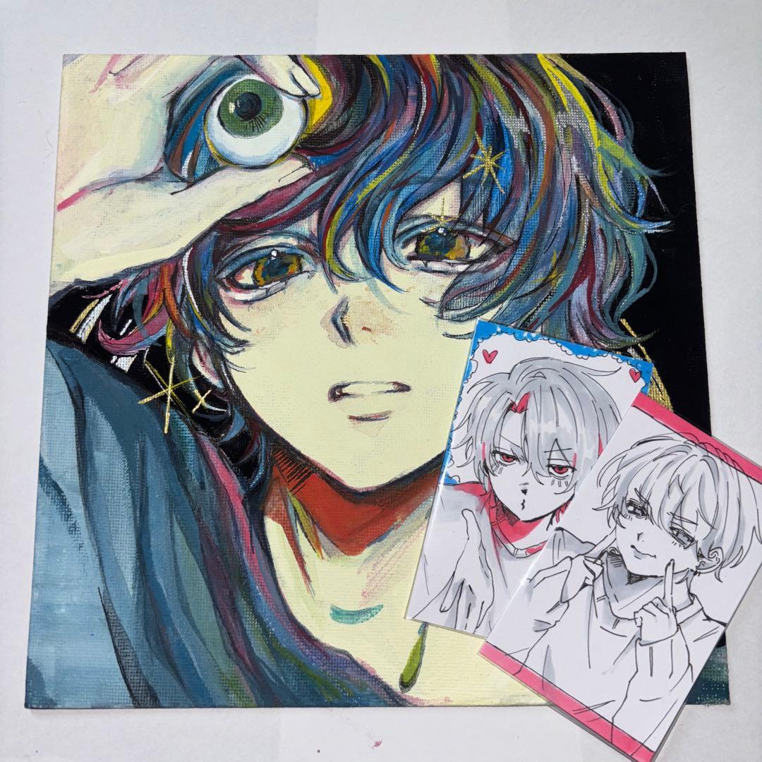 アクリル原画・キャンバスアート（おまけつき）