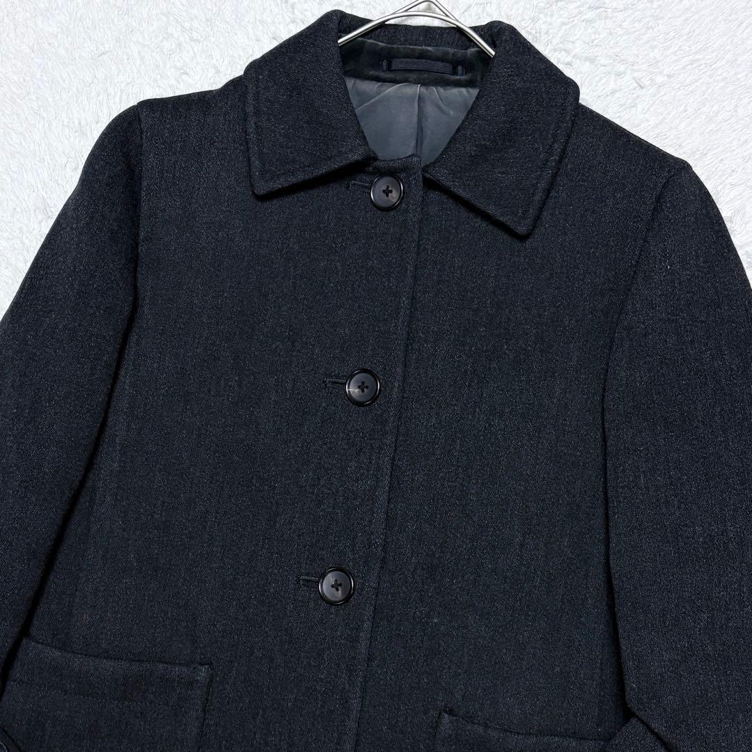 MHL. マーガレットハウエル ウール ハーフ コート 上品 高級 オフィス