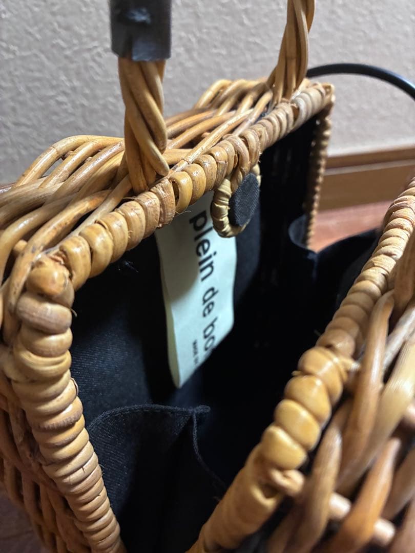 plein de bonnes choses かごバッグ 天然草木 アラログ