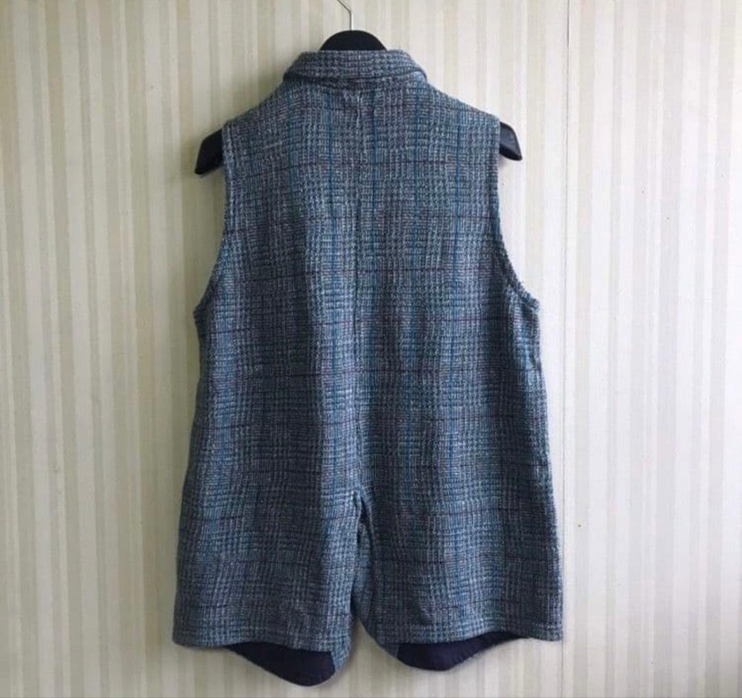 KAPITAL ベスト ジレ ツイード チェック