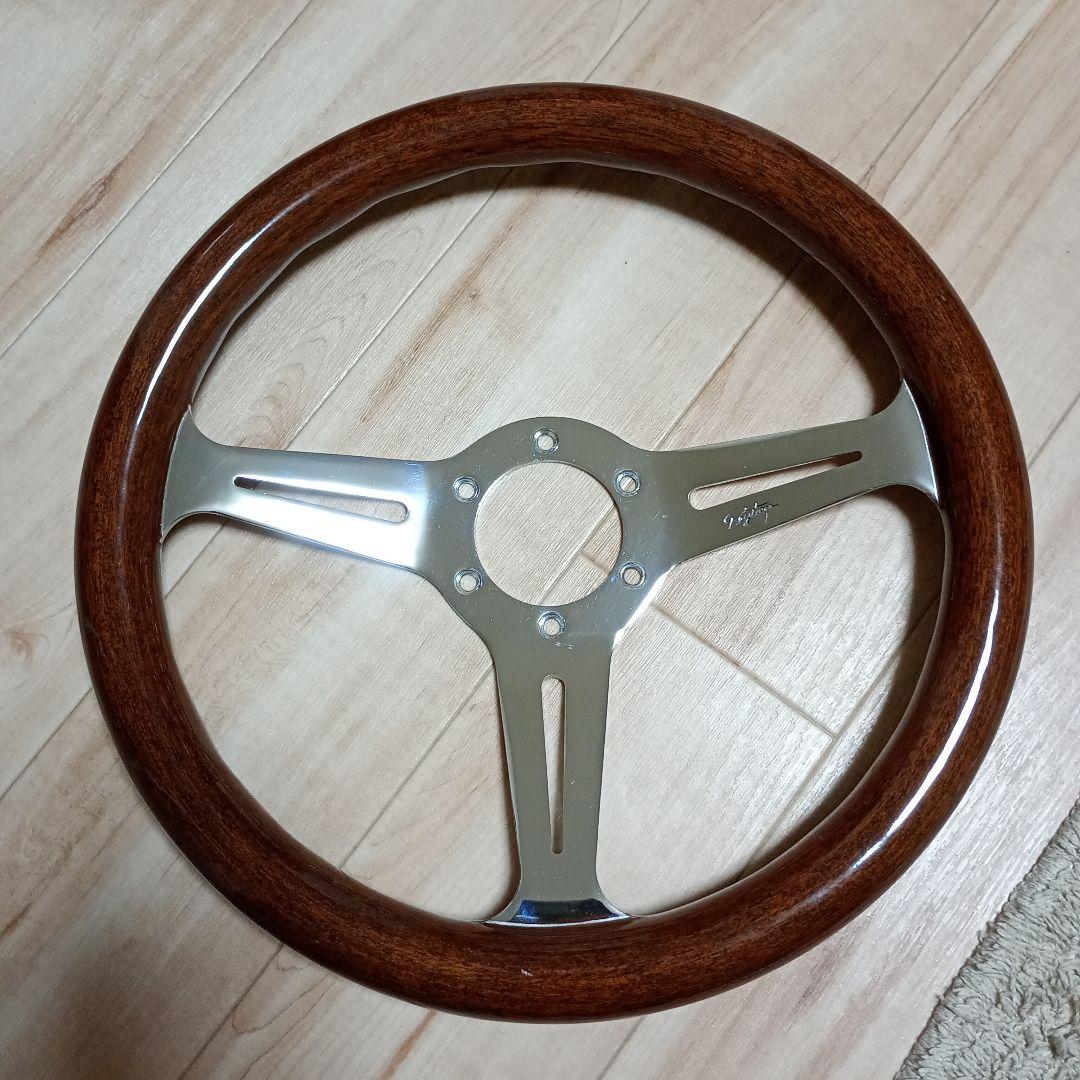 ウッドステアリング　33Φ　ペイトン　美品