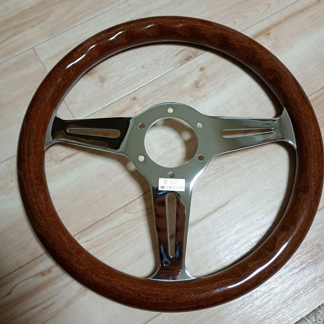 ウッドステアリング　33Φ　ペイトン　美品