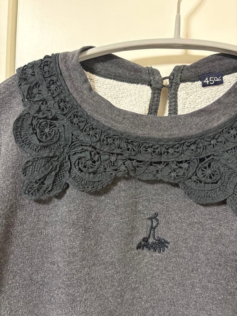 45R 裏毛deレース パフスウェット（トップ）