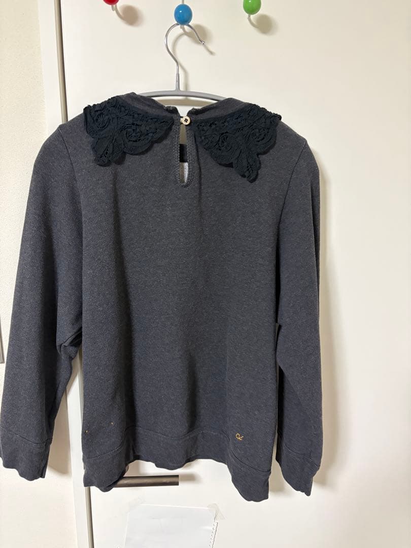 45R 裏毛deレース パフスウェット（トップ）