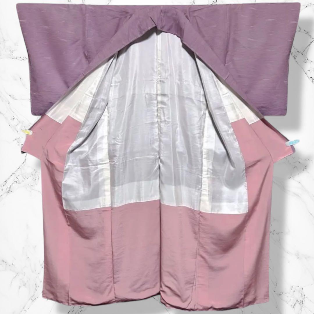 コ*)様 未使用　新品　美品　袷　正絹　色無地　絵羽色無地　フルセット　4点