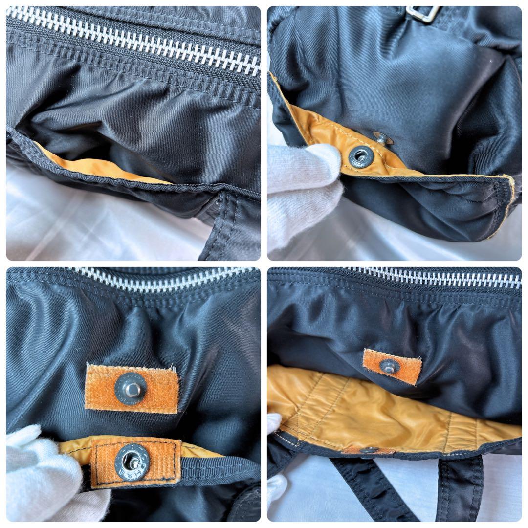 希少 廃盤品 PORTER TANKER ミニボストンバッグ ドラム型 ブラック