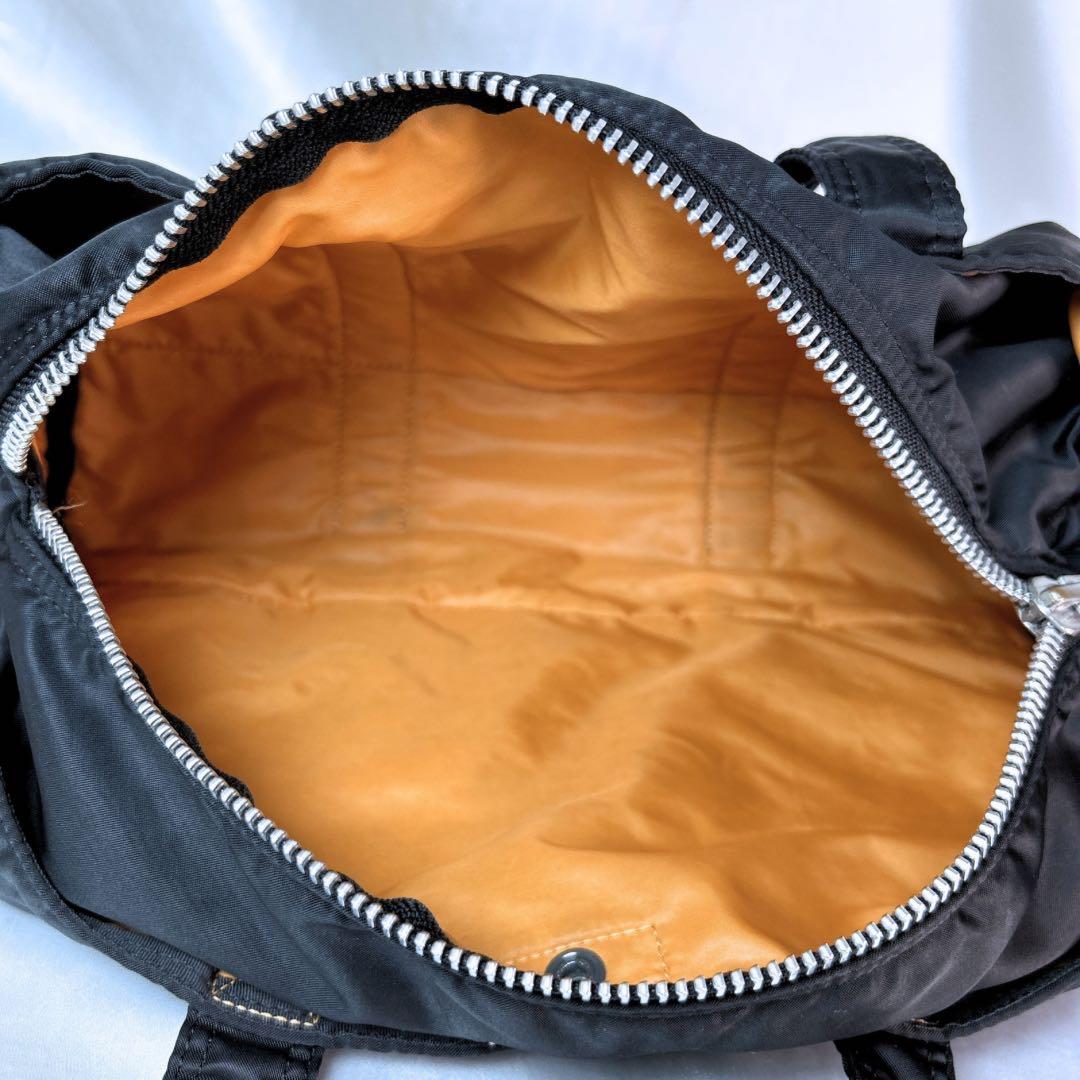 希少 廃盤品 PORTER TANKER ミニボストンバッグ ドラム型 ブラック