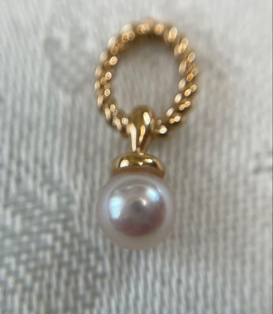 TASAKI タサキ チャーム K18 ペンダントトップ パール