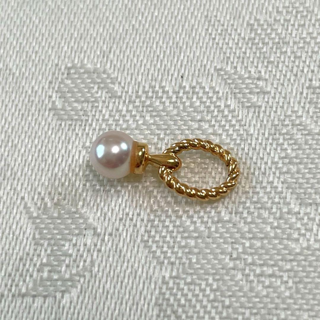 TASAKI タサキ チャーム K18 ペンダントトップ パール