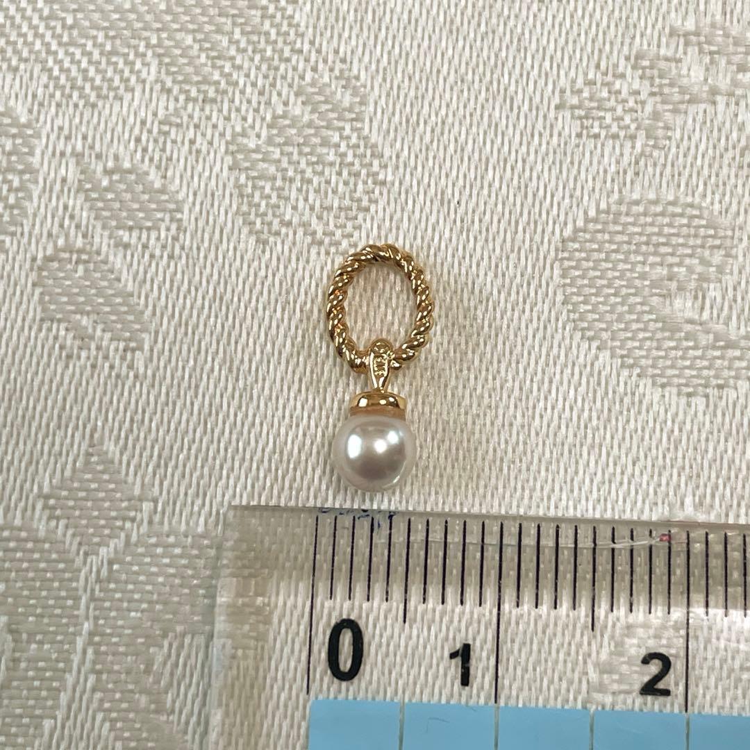 TASAKI タサキ チャーム K18 ペンダントトップ パール