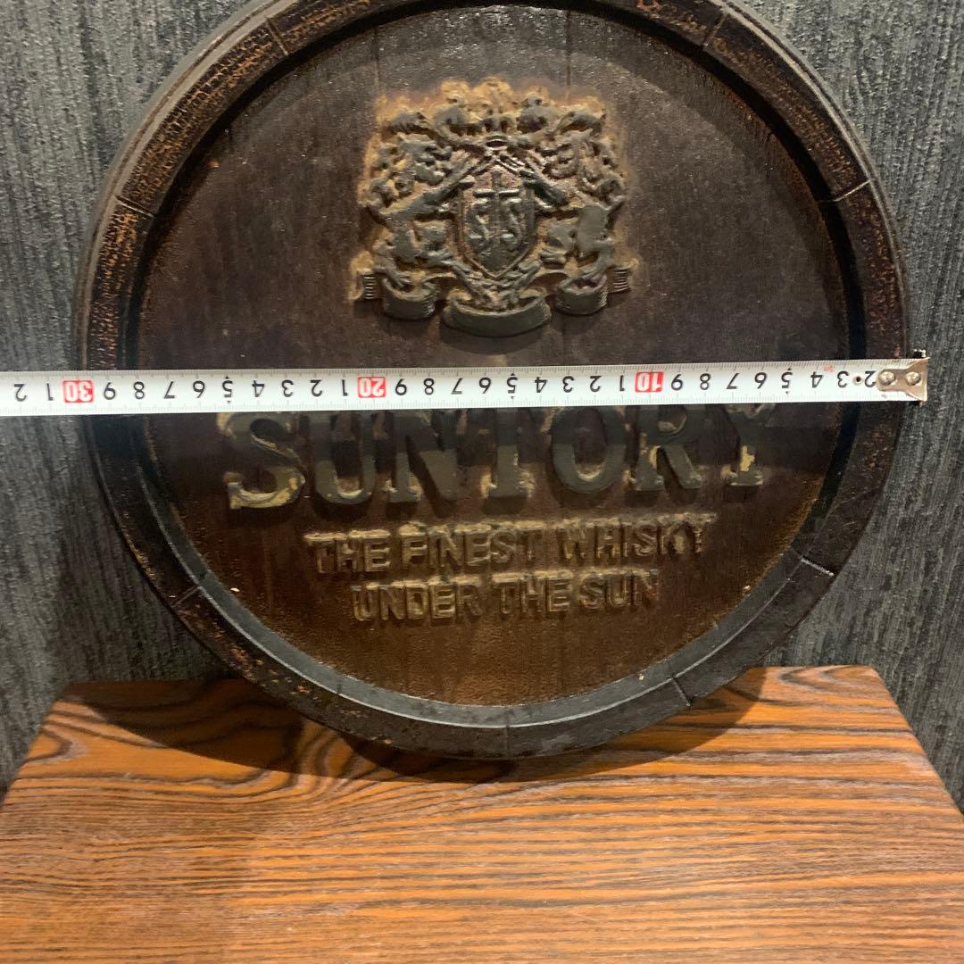 激レア サントリー 樽型 バレルヘッド看板 超メルカリ市限定割引‼️