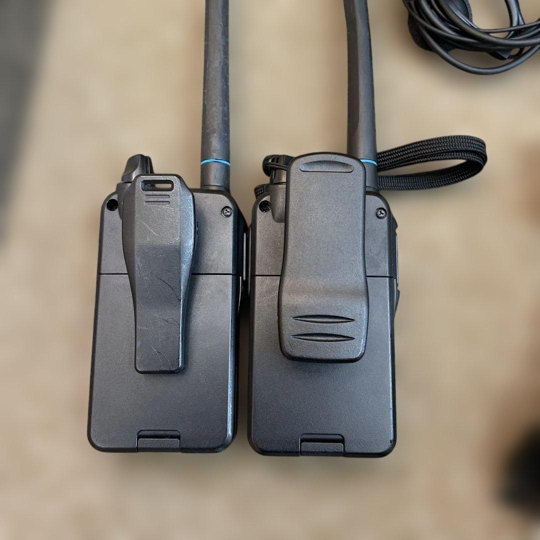 ALINCO DJ-PV1D トランシーバー 2台セット 充電スタンド付き 中古