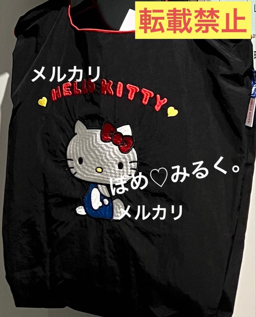 70'HELLO KITTY♡ブラック★Ball&ChainコラボバッグMサイズ