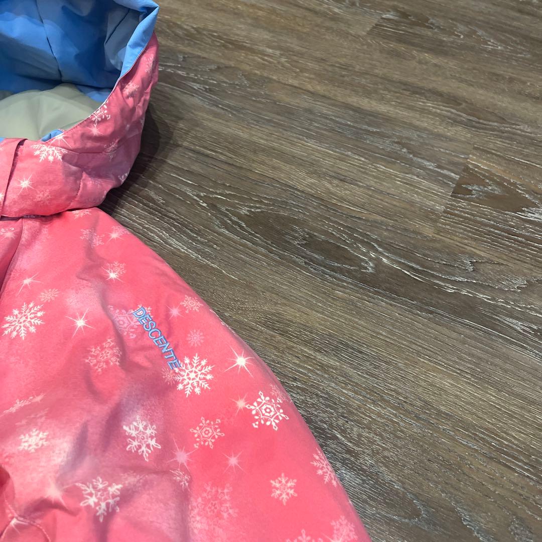 デサント　美品　　セットアップ　上下　スキーウェア　160 女の子